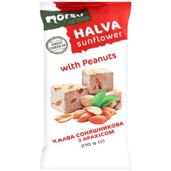 Халва cоняшникова Norsu з арахісом 210г - купити, ціни на КОСМОС - фото 1