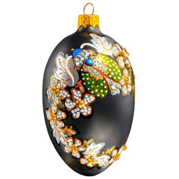 Ялинкова прикраса Flowers and Bugs Necklace 11см AF001 CRYSTAL CHRISTMAS 1 шт - купити, ціни на WINETIME - фото 1