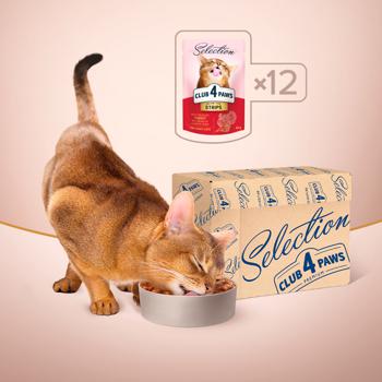 Корм вологий Club 4 Paws Premium Selection з індичкою та морквою для дорослих котів 85г - купити, ціни на MasterZoo - фото 5