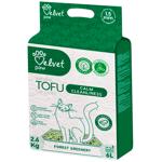 Velvet Paw TOFU Calm Cleanliness наповнювач для котячого туалету 6 л - лісова зелень