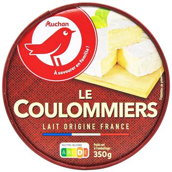 Auchan Coulommiers Soft Cheese 40% 350g - buy, prices for Auchan - photo 2