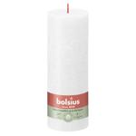 Свеча Bolsius рустик белая 190/68