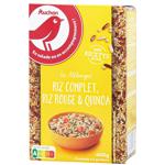 Смесь коричневого и красного риса с киноа Auchan 400г