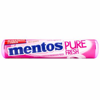 Mentos Pure Fresh Tutti-Frutti Chewing Gum 15.75g