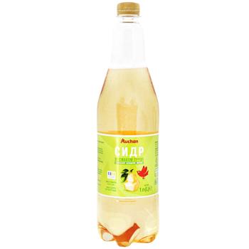 Auchan Pear Cider 4.5% 1l - buy, prices for Auchan - photo 1