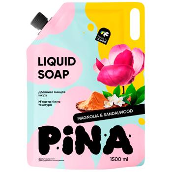 Pina Magnolia and Sandalwood Liquid Soap 1.5l