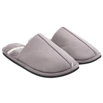 Twins 10970 HS-LUХ Gray Fur Mens Slippers s.40/41