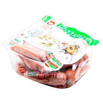 Myasna Hildiya Sausages with Mozzarella Cheese Top Grade ~1kg - buy, prices for METRO - photo 1