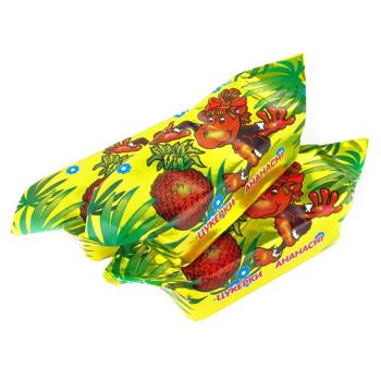 Конфеты Бисквит-Шоколад Ананасные - купить, цены на Чудо Маркет - фото 1