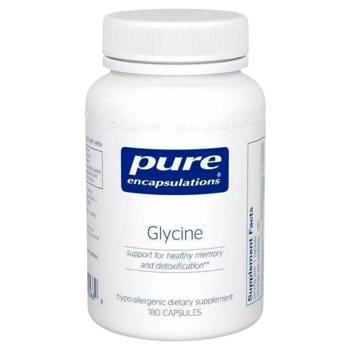 Глицин, Glycine 180's, Pure Encapsulations, 180 капсул