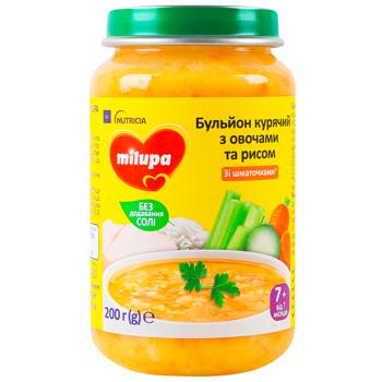Milupa Chicken Broth with Vegetables and Rice from 7 months 200g - buy, prices for MegaMarket - photo 2