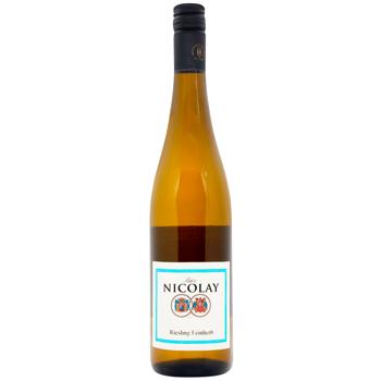 Вино Peter Nicolay Riesling Feinherb белое полусухое 11,5% 0,75л - купить, цены на WINETIME - фото 1