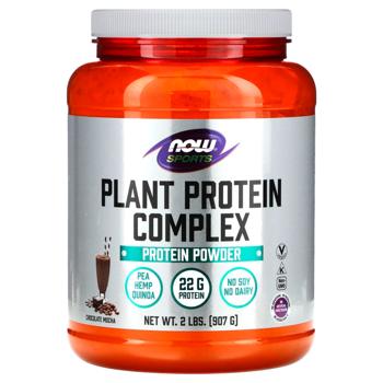 Now Foods Chocolate Mocha Flavored Plant Protein Complex 907g - buy, prices for Biotus - photo 1
