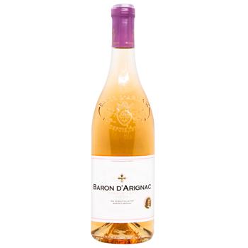 Baron d'Arignac Rose Semisweet Wine 10.5% 0.75l - buy, prices for ULTRAMARKET - photo 1