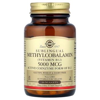 Solgar Methylcobalamin Vitamin B12 5000mcg 60 nuggets - buy, prices for Biotus - photo 1