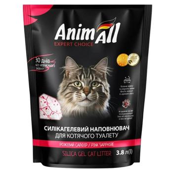 AnimAll Pink Sapphire Silica Gel Cat Litter 3.8l - buy, prices for MasterZoo - photo 1