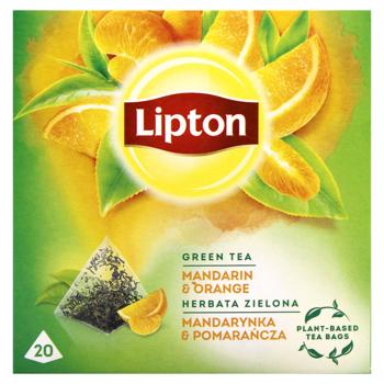 Lipton Mandarin and Orange Green Tea 1.8g*20pcs - buy, prices for MegaMarket - photo 3