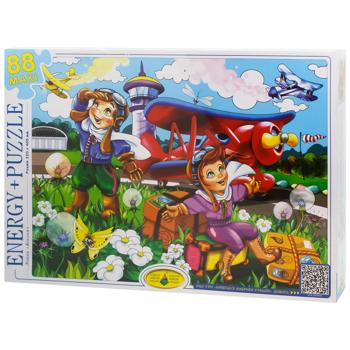 Kyiv Toy Factory Biplane Aircraft Puzzles 88 Elements - buy, prices for - photo 2