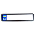 Рамка Carlife під номер чорна матова NH420