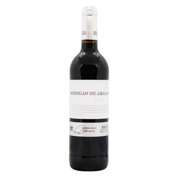 Bodegas de Abalos Rioja Crianza 2014 Red Dry Wine 14% 0.75l - buy, prices for MegaMarket - photo 1