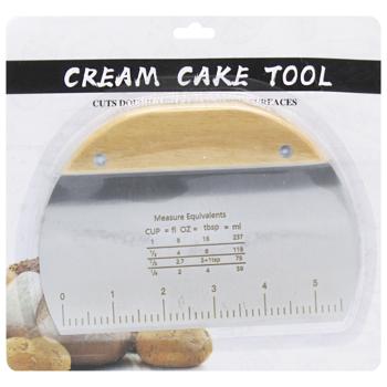 Pastry Cream Spatula with Wooden Handle 16*11.2cm - buy, prices for - photo 3