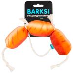 Barksi Сосиски іграшка для собак 17х10 см - коричневий