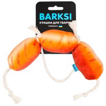Barksi Сосиски іграшка для собак 17х10 см - коричневий - купити, ціни на MasterZoo - фото 1