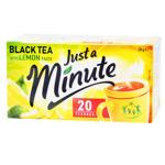 Чай черный Just a Minute Лимон 1,4г*20шт
