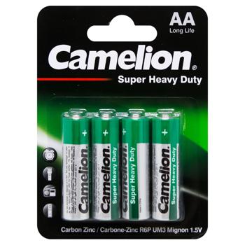 Батарейки Camelion Super Heavy Duty Zinc-Carbon AA 4шт