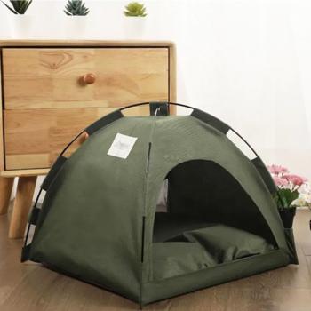 Намет-лежанка Lapka 40х40х35см зелений - купити, ціни на MasterZoo - фото 2