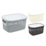 Storage Basket with Lid 12l