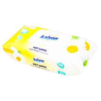 Kalyon Chamomile Wet Wipes 72pcs - buy, prices for EKO Market - photo 2