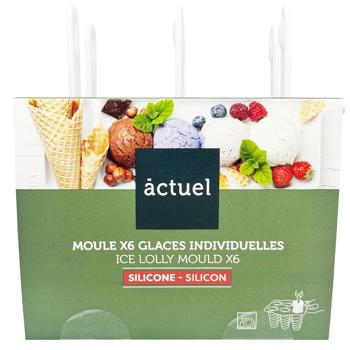 Форми для морозива Actuel силікон 6шт - купити, ціни на Auchan - фото 2