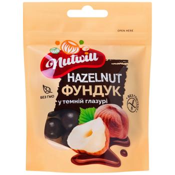 Драже горіхове Nutwill Фундук у темній глазурі 100 г - купити, ціни на Епіцентр FOOD - фото 1
