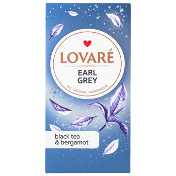 Чай чорний Lovare Earl Grey з ароматом бергамоту 2г*24шт - купити, ціни на КОСМОС - фото 2