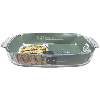 Actuel Rectangular Glass Oven Dish 3.7l