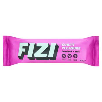 Батончик Fizi Hazelnut+Himalayan Salt у шоколадній глазурі 45г - купити, ціни на Cупермаркет "Харків" - фото 1