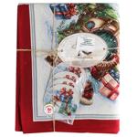 Provence Christmas Bonfire Tapestry Tablecloth 135*180cm