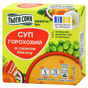 Aunt Sonya Pea Soup with Bacon Flavor 160g