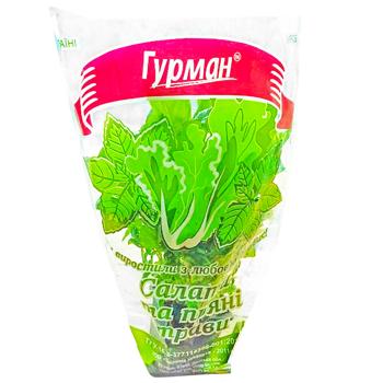 Салат Гурман листовий в горщику - купити, ціни на КОСМОС - фото 1