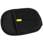 Lapka щітка-рукавиця для прибирання шерсті тварин 20х15 см - чорний