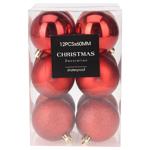 Koopman Christmas Ball Set 6cm 12pcs