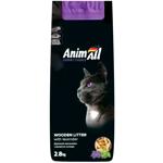 Наповнювач гігієнічний AnimAll універсальний деревинний з ароматом лаванди 2,8кг