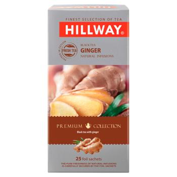 Чай чорний Hillway з імбиром 1,5г*25шт - купити, ціни на Ідеал - фото 2
