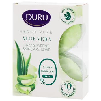 Duru Hydro Pure Solid Soap with Aloe Vera Extract 135g 2pcs