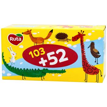 Ruta Kids Cosmetic Napkins 155pcs - buy, prices for Supermarket "Kharkiv" - photo 4