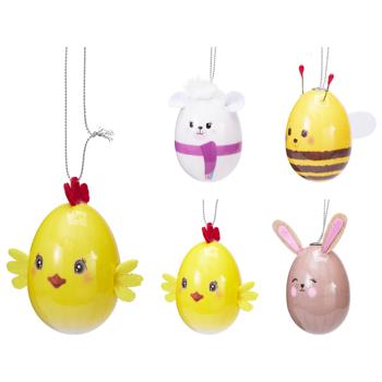 Easter Egg Decoration 65mm in Assortment - buy, prices for COSMOS - photo 1