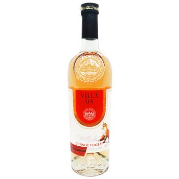 Villa UA Orange Fox Bay White Semi-Sweet Wine 9-13% 0.75l - buy, prices for - photo 1