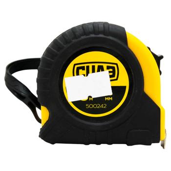 Syla Zvychky Standard Rubberized Measure Tape 3m*16mm - buy, prices for ULTRAMARKET - photo 1