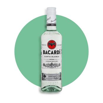 Ром Bacardi Carta Blanca белый 40% 0,5л - купить, цены на Идеал - фото 2